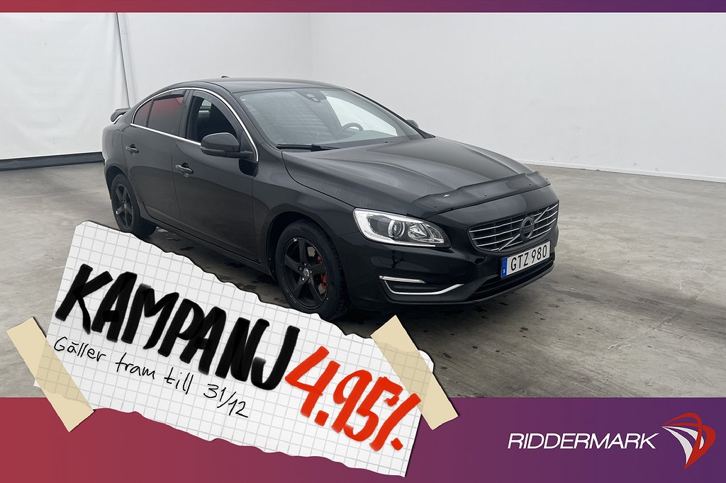 Volvo S60 T3 152hk Momentum P-Värmare En-Bruk 4,95% Ränta