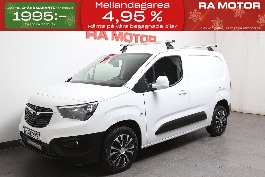 Opel Combo Cargo 1,5 130hk Aut Kamera Värmare Drag Leasbar 2020