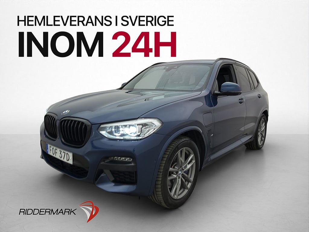 BMW X3 xDrive30e M Sport 360° Läder Elstol HiFi CarPlay Drag