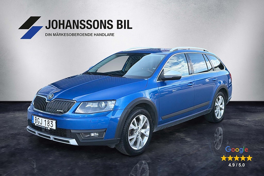 Skoda Octavia Scout 2.0 TDI 4x4 Premium D-Värmare Drag Kamera