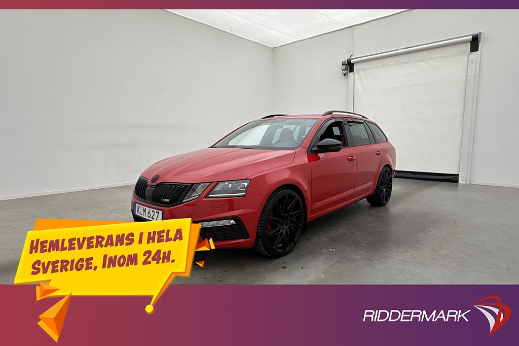 Skoda Octavia RS TSI 245hk Premium Canton Drag Värm Kamera