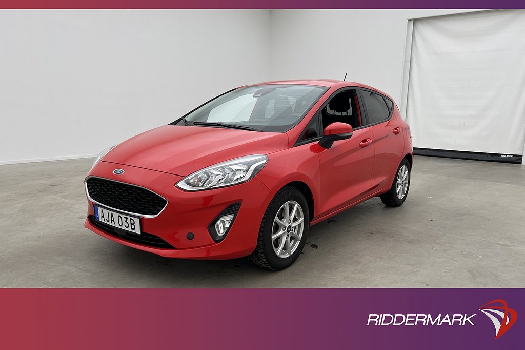 Ford Fiesta 1.0 100hk Trend Sensorer Rattvärme Adaptiv-Fart