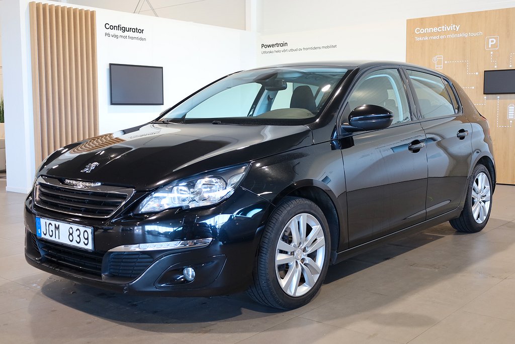 Peugeot 308 1,6 THP 125hk Active 5D Panorama Navi Blåtand 2013