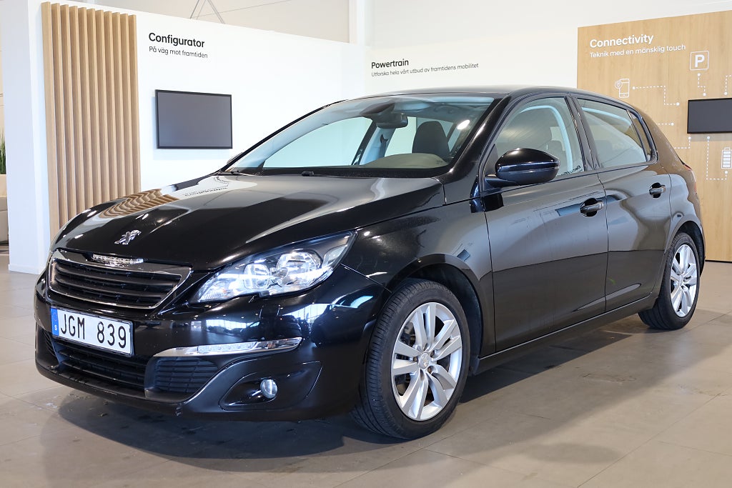 Peugeot 308 1,6 THP 125hk Active 5D Panorama Navi Blåtand