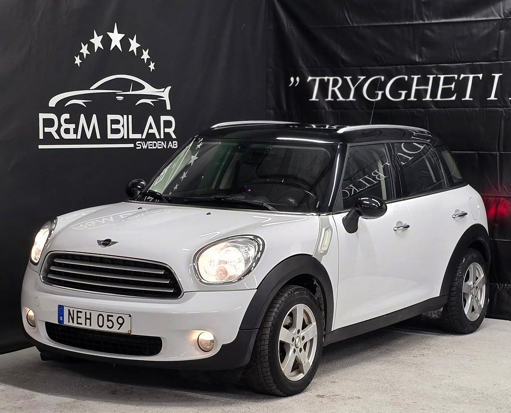 MINI Countryman Cooper, Få-ägare, B-sens, 112HK, Ny Bes/Serv