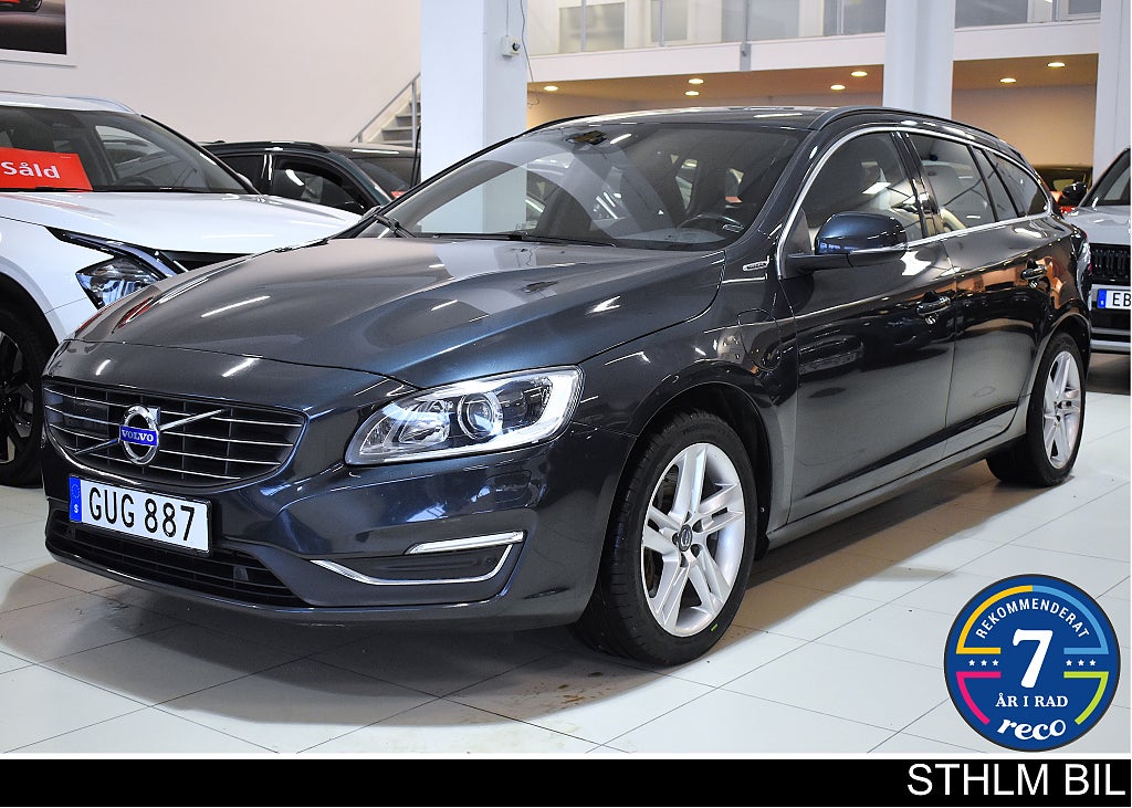 Volvo V60 D5 Plug-in AWD TwEn Classic VOC Navi Drag 4.95% Euro 6