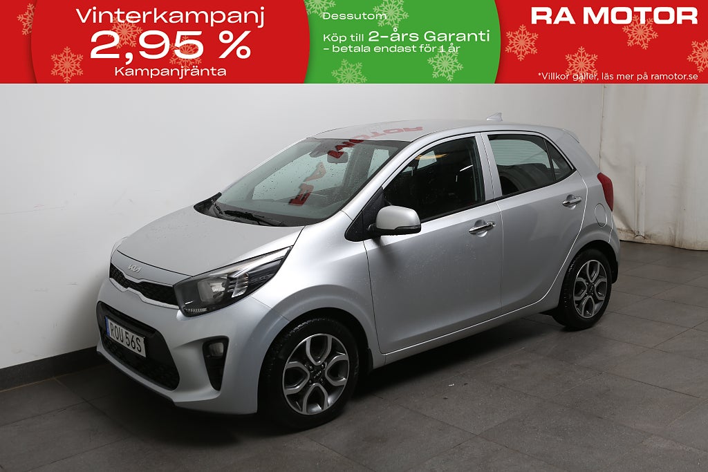 Kia Picanto 1,0 67hk Advance 5D Navi Kamera CarPlay 2023