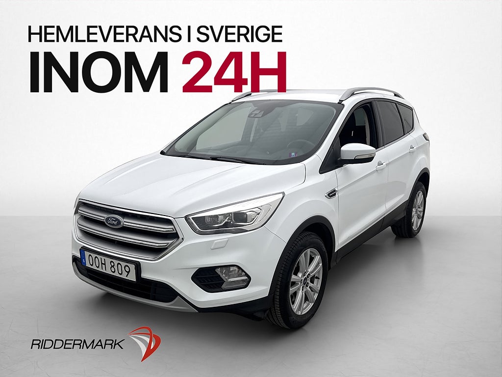 Ford Kuga 1.5 TDCi 120hk Titanium Sensorer Halvskinn Drag