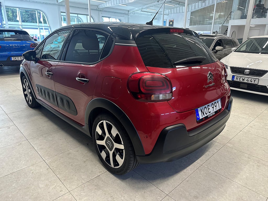 Citroën C3 1.2 PureTech 110/B-Kamera/Kamrem Bytt/Apple carplay