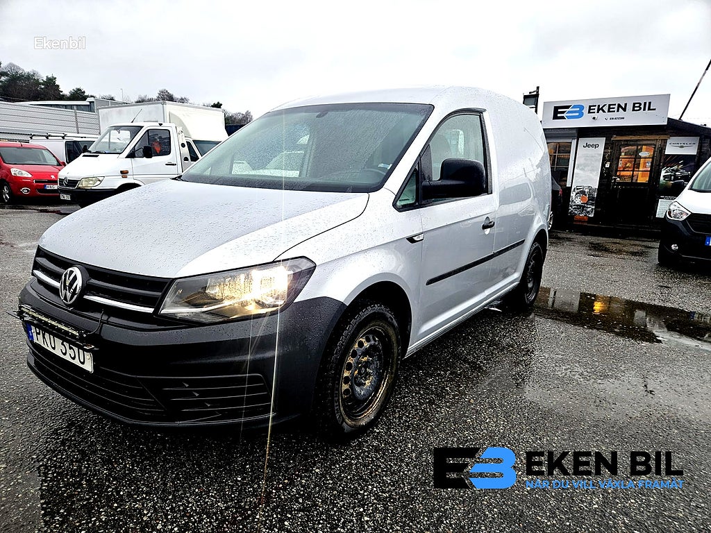 Volkswagen Caddy 2.0 TDI Dieselvärmare Drag S/V Hjul Euro 6