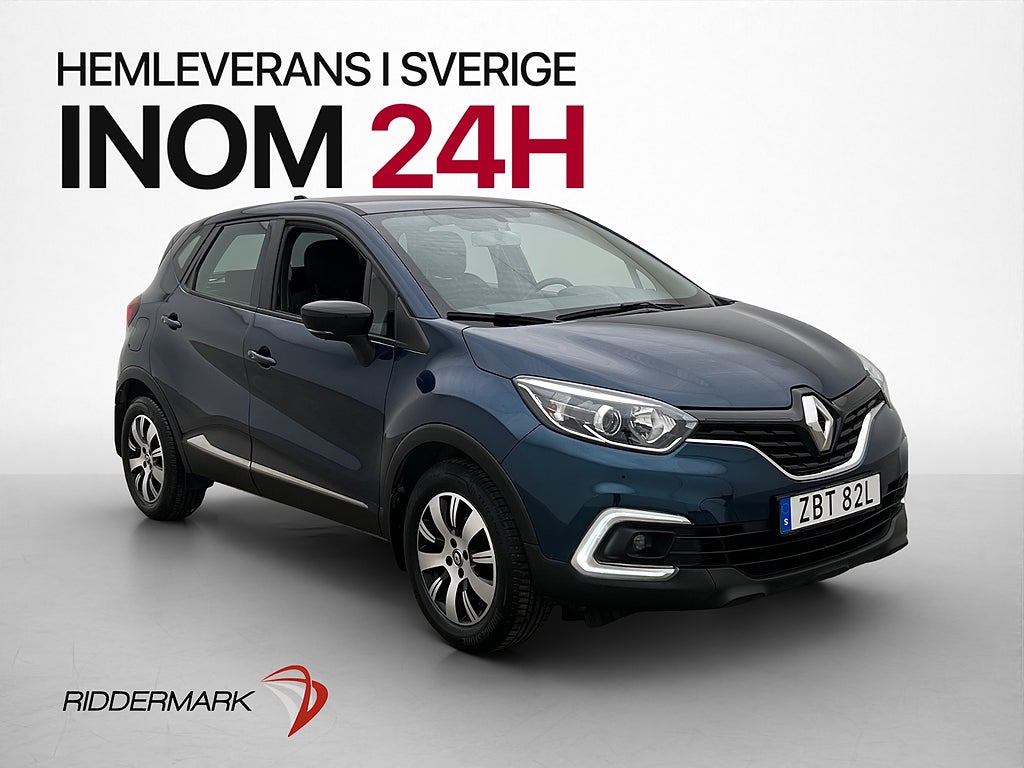 Renault Captur TCe 90hk P-Sensorer Navigation Farthållare