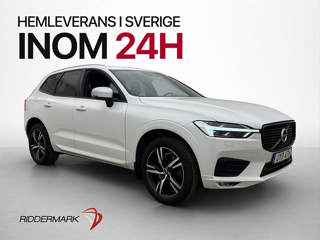 Volvo XC60 T5 AWD R-Design 360° HuD H/K Värmare VoC 250hk