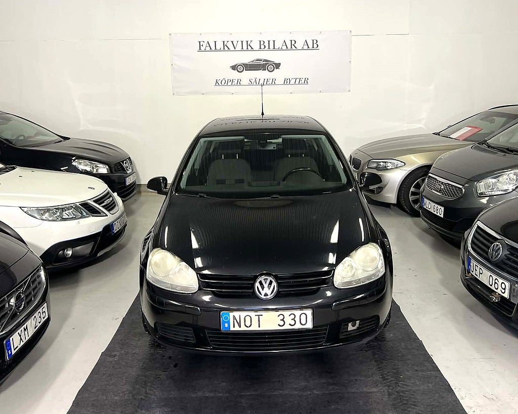 Volkswagen Golf 5-dörrar 1.6 Multifuel Trendline, Nyservad, Nybes