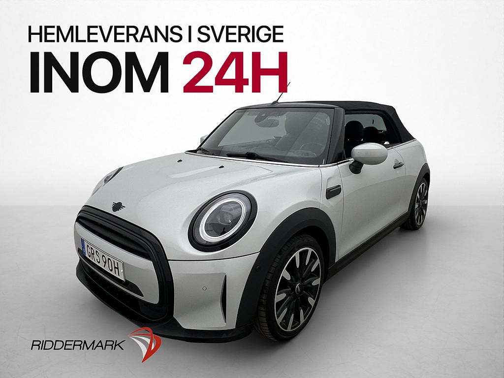 MINI Cooper Convertible H/K B-Kamera Skinn Navi 1 Brukare
