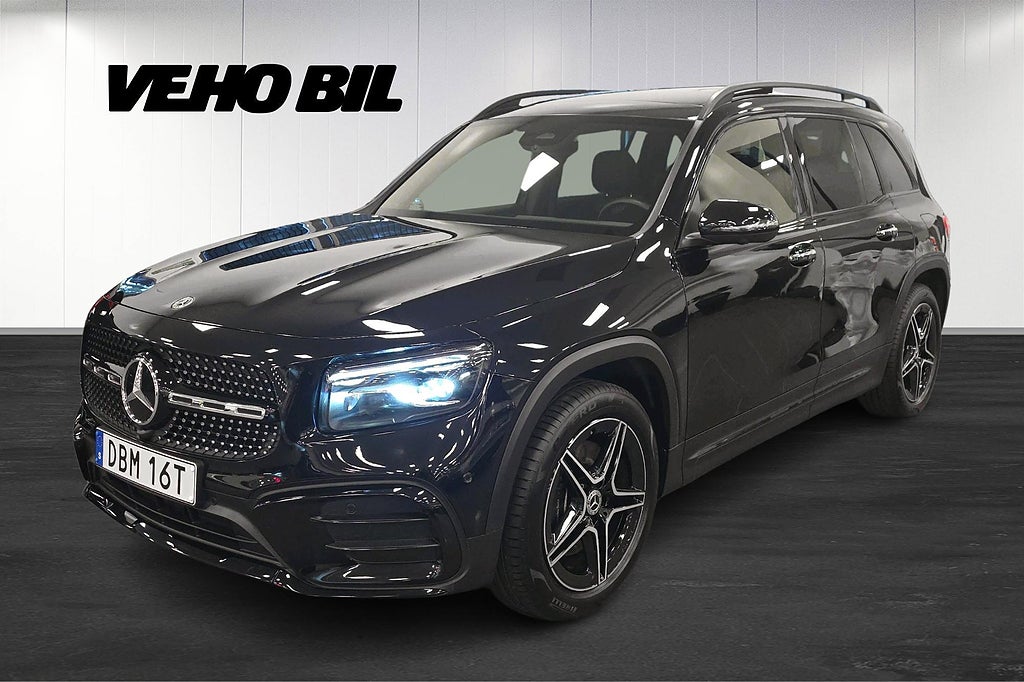Mercedes-Benz GLB 220 d 4MATIC AMG 7-sits Drag Pano Burmester 360 Värmare
