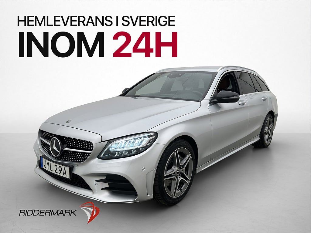 Mercedes-Benz C200 T AMG Line 184hk Kamera Drag Skinn Navi