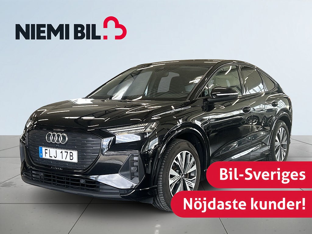 Audi Q4 40 Sportback e-tron Comfort S&V/Drag/Pvärm/Kamera/MOMS