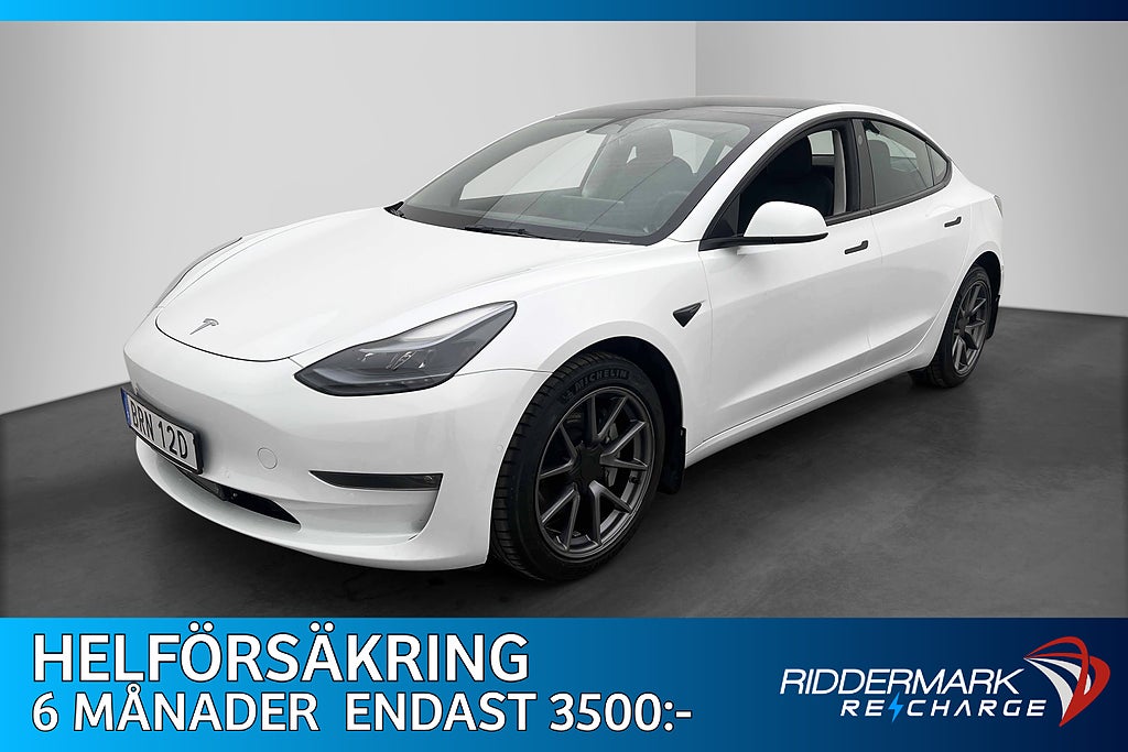 Tesla Model 3 Long Range AWD Autopilot MOMS Svensksåld