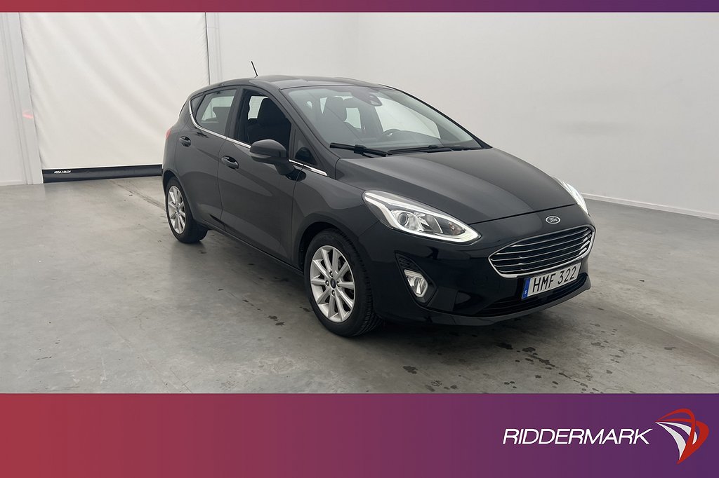 Ford Fiesta 1.0 EcoBoost 100hk Titanium Sensorer Rattvärme