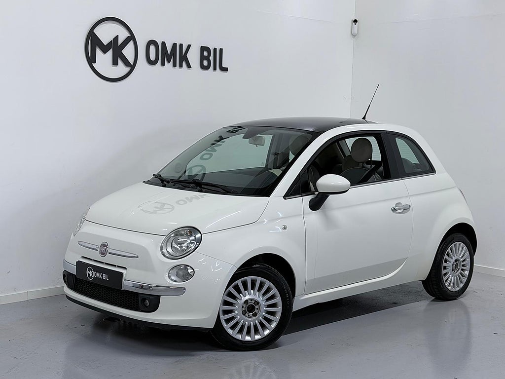 Fiat 500 1.2 8V Lounge /Nyservad /Nybesiktad