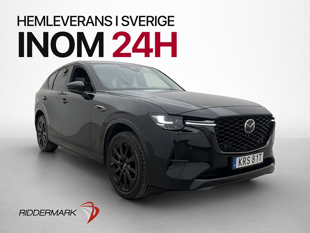 Mazda CX-60 PHEV AWD 327hk Homura Bose 360° HuD Skinn Moms