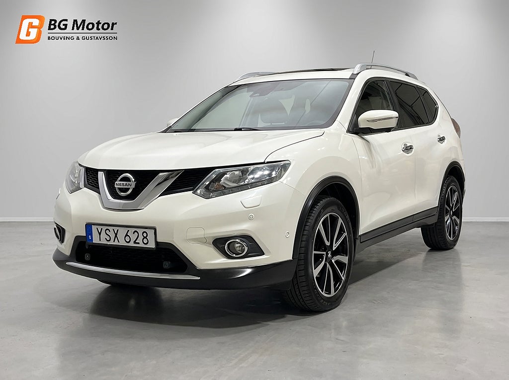 Nissan X-Trail 1.6 dCi 130HK Aut Tekna Motor-V/Pano/Nav/Skinn/360kamer