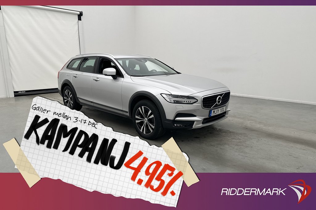 Volvo V90 Cross Country D4 AWD VOC D-Värm Kamera 4,95% Ränta