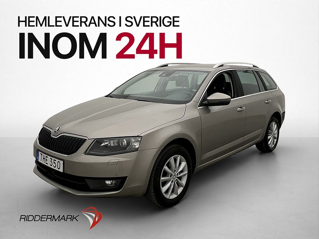 Skoda Octavia 2.0 TDI Elegance D-värm Drag Kamera Navi