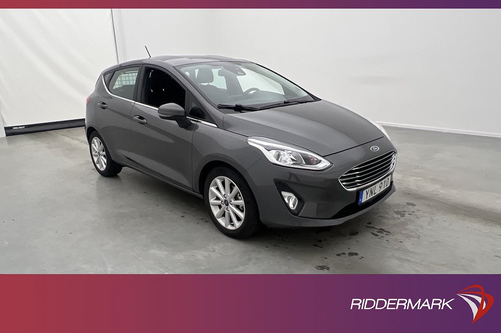 Ford Fiesta 1.0 EcoBoost 100hk Titanium Rattvärm CarPlay GPS