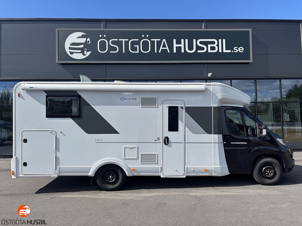 Sun Living S-SERIES S 75SC // ALDEVÄRME // TAKSÄNG // 5 BÄLTAD