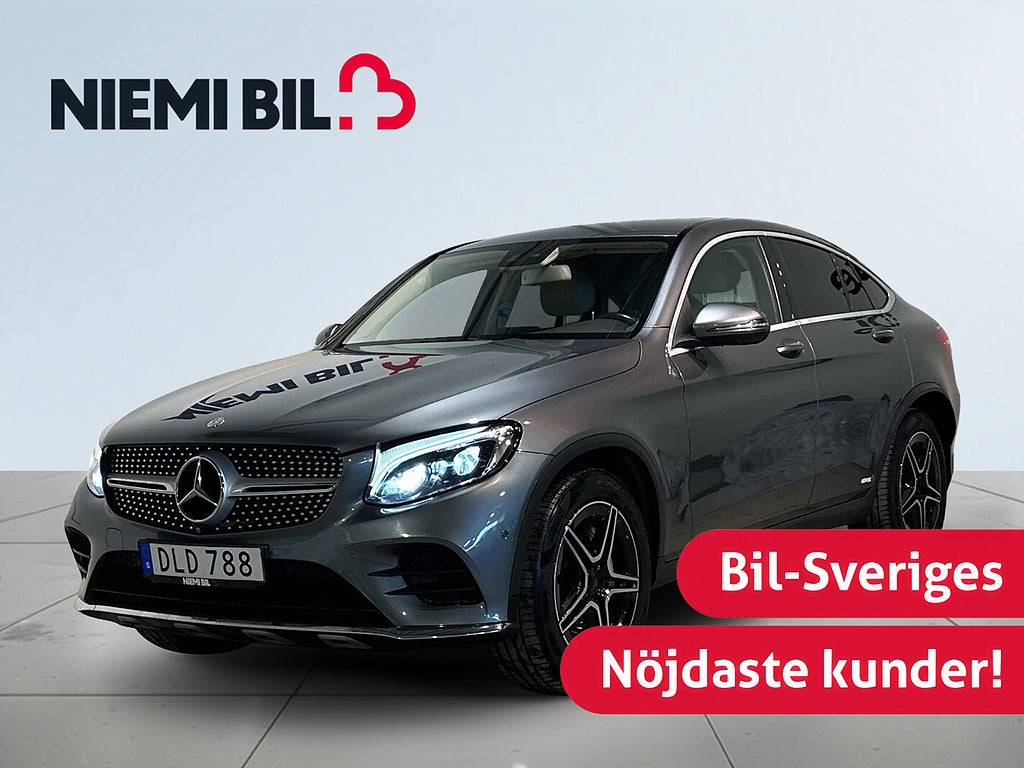 Mercedes-Benz GLC 220 d Coupé 4M 9G AMG Dvärm Burmester 360° Kamera SoV