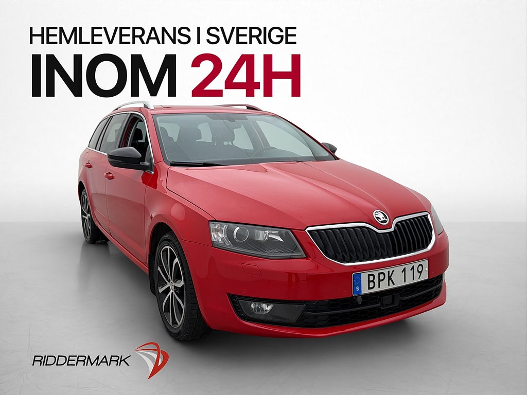 Skoda Octavia 1.6 TDI 110hk 4x4 Style Värmare Kamera Drag