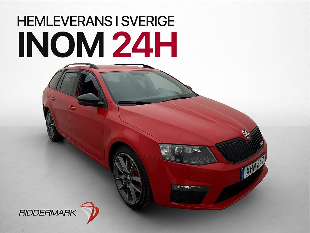 Skoda Octavia 2.0 TDI RS 184hk Värmare Drag Endast 0.46l/mil