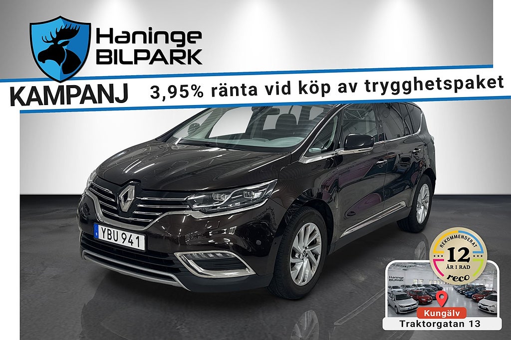 Renault Espace 1.6 dCi EDC / GPS / B.kamera / Glastak / SUPERDEAL 3,95