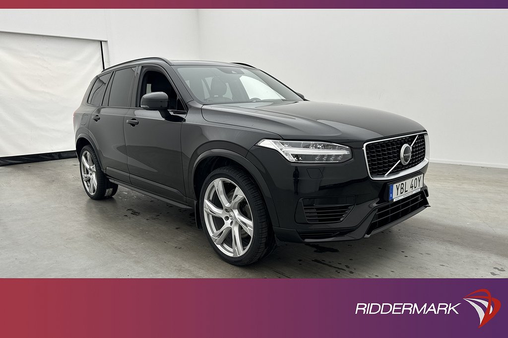 Volvo XC90 Recharge T8 AWD R-Design 7-sits VOC Pano B&W Luft