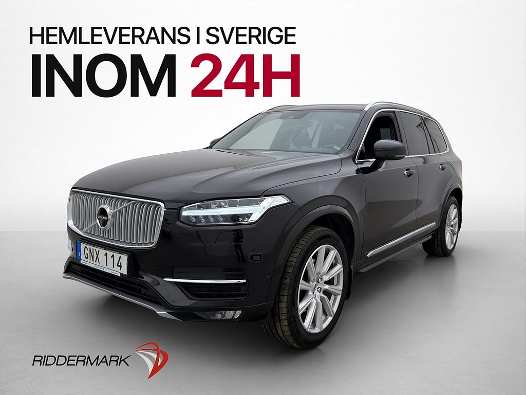 Volvo XC90 D5 AWD 235hk Inscription 360° VoC Värm BLIS 4-Zon