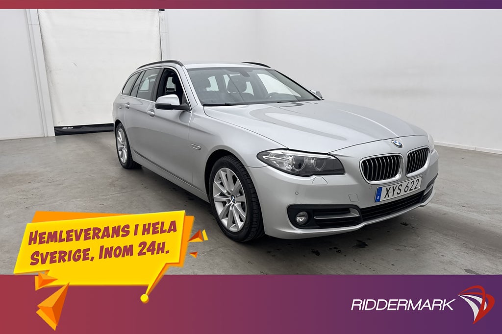 BMW 520 D xDrive Touring M Sport-Ratt P-Sensorer Skinn Drag