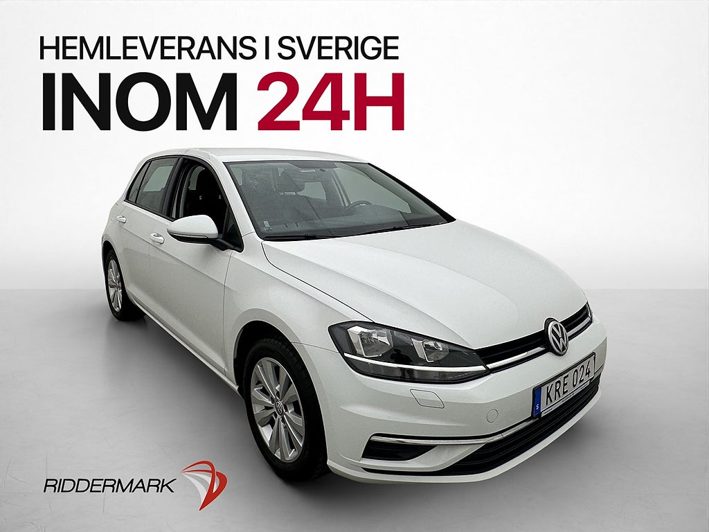 Volkswagen Golf 1.0 110hk Kamera Dragkrok CarPlay Adaptiv