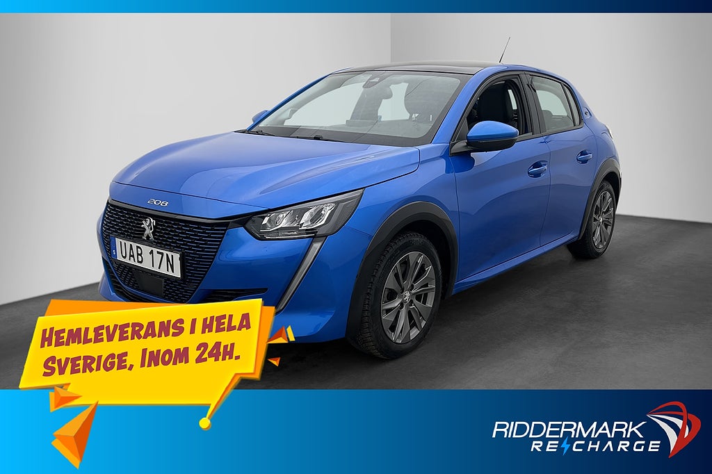 Peugeot E-208 136hk Allure Panoramaglastak CarPlay Sensorer