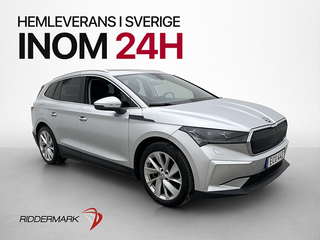 Skoda Enyaq 80 204hk Pano Dragkrok Kamera CarPlay MOMS