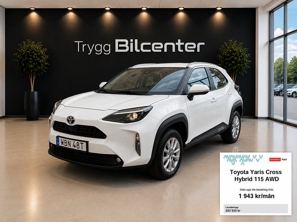 Toyota Yaris Cross Hybrid 115 AWD-i e-CVT, 116hk