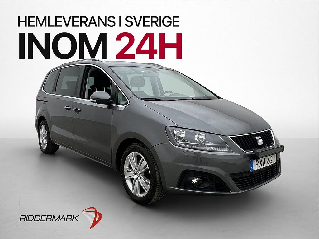 Seat Alhambra TDI 4Drive 140hk Style 7-Sits Kamera Värm Drag