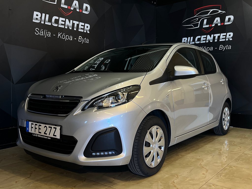 Peugeot 108 5-dörrar 1.0 VTi / Backkamera/Lågamil/1 Ägare