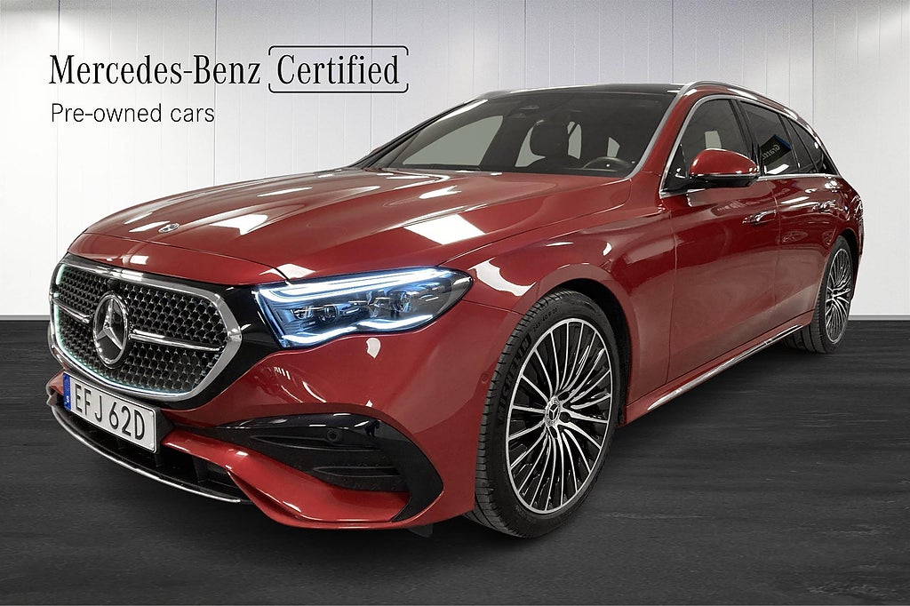 Mercedes-Benz E 300 e AMG Premium Drag Läder 360 kamera elstolar