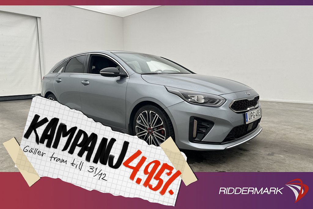 Kia Cee´d ProGT 1.6 T-GDI 204hk JBL Kamera Na 4,95% Ränta