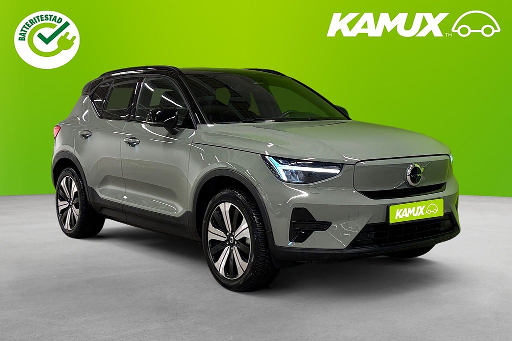 Volvo XC40 Recharge Twin motor Core 408hk Navi Kamera Drag MOMS