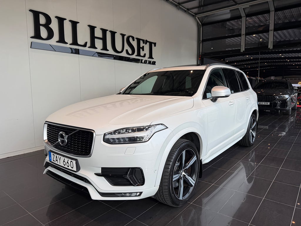 Volvo XC90 D5 AWD R-Design Luft-F * Head Up* 7-Sits Se spec