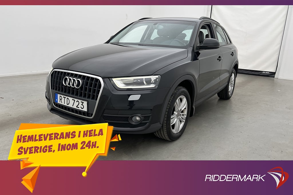 Audi Q3 2.0 TDI 140hk Comfort Navi Farthållare Bluetooth