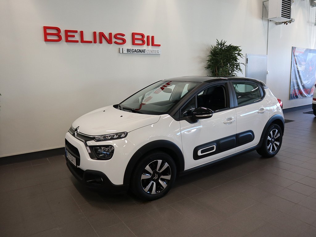 Citroën C3 SHINE 110HK automat 844kr/skatt