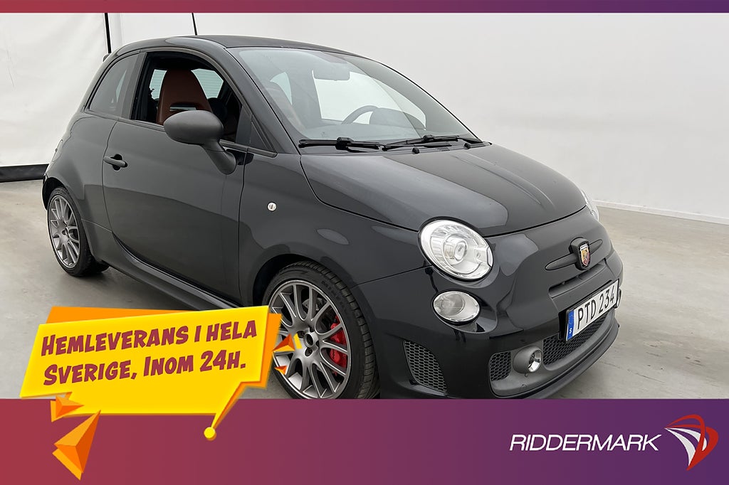 Abarth 595 1.4 180hk Competizione Sportstolar Skinn